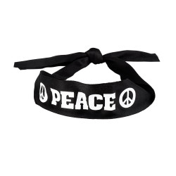 Čelenka Hippie s nápisem Peace